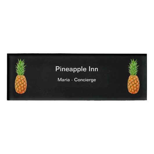 ホテルコンシェルジュスタッフ 名札 (正面)