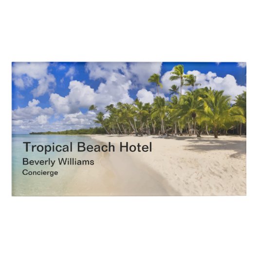 ホテルコンシェルジュスタッフ 名札 (正面)