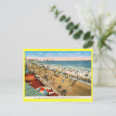 ホテルサンデッキアトランティックシティNJヴィンテージ ポストカード (スタンド正面)