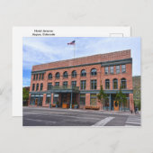 ホテルジェローム，《植物》アスペン，コロラド ポストカード (正面/裏面)