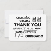 ホテルスタッフアンドハウスキーピング サンキューカード (正面)