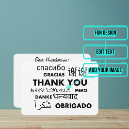 ホテルスタッフアンドハウスキーピング サンキューカード