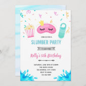 ホテルスランバープールパーティの招待状 招待状 (正面/裏面)