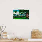 ホテルセントキャサリンの前のグラウンド ポスター (キッチン)