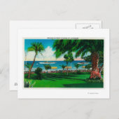 ホテルセントキャサリンの前のグラウンド ポストカード (正面/裏面)