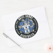 ホテルゾンネベッケリースイス旅行ステッカー ラウンドシール (封筒)