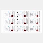 ホテルタオルアンド喫煙サイン ラベル (シート)