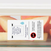 ホテルタオルアンド喫煙サイン ラベル (貼付)