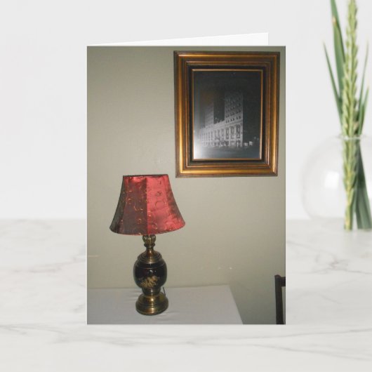 "ホテルダルステーブルセッティング"ハローエン カード (正面)