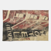 ホテルチェルシーウォーターカラーアートキッチンタオル キッチンタオル (横)