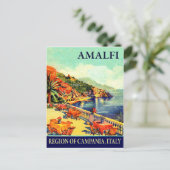 ホテルテラスinアマルフィ，カンパニア，イタリア，旅行 ポストカード (スタンド正面)