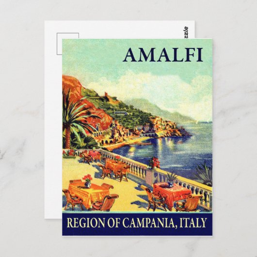 ホテルテラスinアマルフィ,カンパニア,イタリア,旅行 ポストカード (正面/裏面)