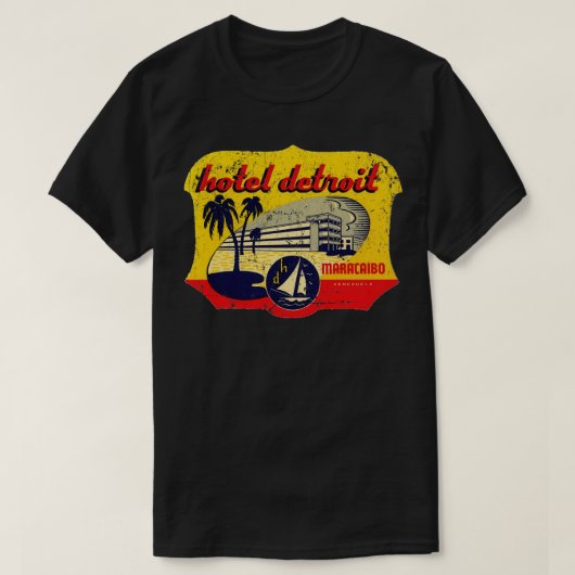 ホテルデトロイト Tシャツ (デザイン正面)