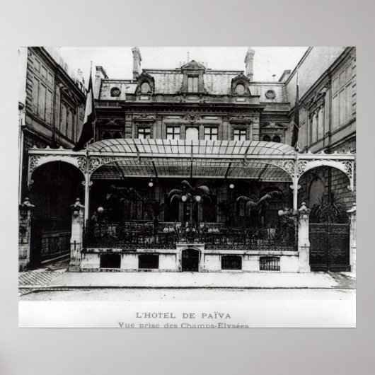 ホテルデパイヴァオンザシャンゼリゼ ポスター (正面)