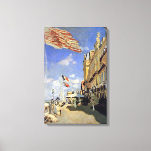 ホテルデロッシュノワール,トラウビルバイクロードモネ キャンバスプリント