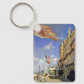 ホテルデロッシュノワール,トラウビルバイクロードモネ キーホルダー (正面)