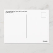 ホテルデロッシュノワール,トラウビルバイクロードモネ ポストカード (裏面)