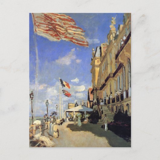 ホテルデロッシュノワール,トラウビルバイクロードモネ ポストカード (正面)