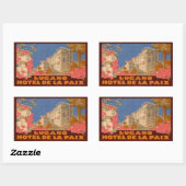 ホテルドゥラパイクルガノ長方形ステッカー 長方形シール (シート)