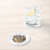 ホテルネームプラスホテルフォトオンア ラウンドペーパーコースター (インサイチュ)