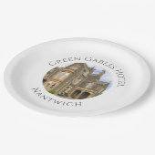 ホテルネームプラスホテルフォトオン ペーパープレート (アングル)