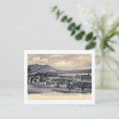 ホテルノランズポイント，ホパトコン湖， NJヴィンテージ ポストカード (スタンド正面)