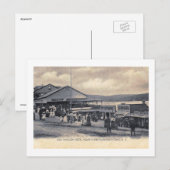 ホテルノランズポイント，ホパトコン湖， NJヴィンテージ ポストカード (正面/裏面)