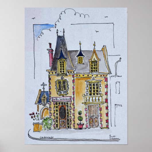 ホテルノルマンディ | Cobourg,フランス ポスター (正面)