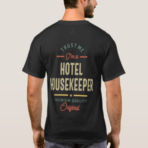 ホテルハウスキーパージョブタイトルギフト Tシャツ