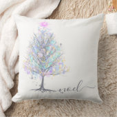 ホテルパステルがクリスマスツリーを照らす クッション (ブランケット)