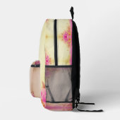 ホテルピンクフローラ プリントバックパック (右)