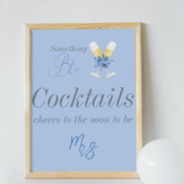 ホテルブルーシャンパンフローラブライダルシャワーバー ポスター