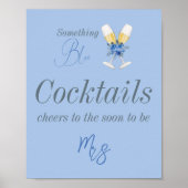 ホテルブルーシャンパンフローラブライダルシャワーバー ポスター (正面)