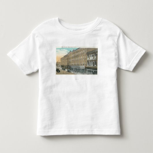ホテルベネットの外観 トドラーTシャツ (正面)