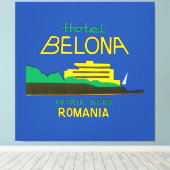 ホテルベローナ – XL キャンバスプリント (インサイチュ (ウッドフロア))