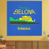 ホテルベローナ – XL キャンバスプリント (インサイチュ (リビング))