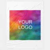 ホテルホステルモーテルゲストハウスユアカンパニーロゴ フリースブランケット (正面)