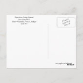 ホテルポンチャートレインデトロイトミシガン ポストカード (裏面)