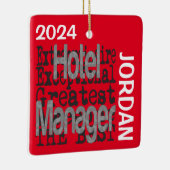 ホテルマネージャーエクストラナディールカスタムホテル セラミックオーナメント (右)