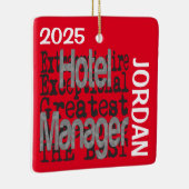 ホテルマネージャーエクストラナディールカスタムホテル セラミックオーナメント (右)