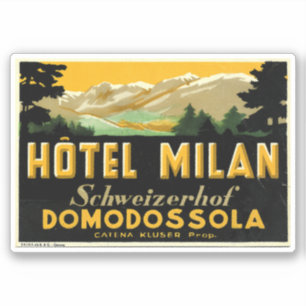 ホテルミラノイタリア シール