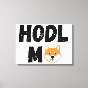 ホテルミー柴犬クリプトキャンバスウォールアート キャンバスプリント