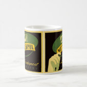 ホテルメトロポールブダペストハンガリーベルホップハット コーヒーマグカップ (中央)