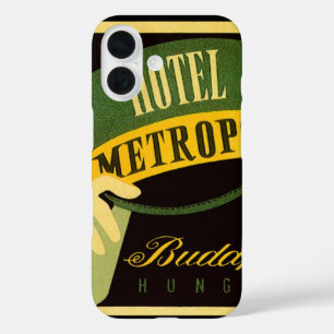 ホテルメトロポールブダペストハンガリーベルホップハット iPhone 16ケース