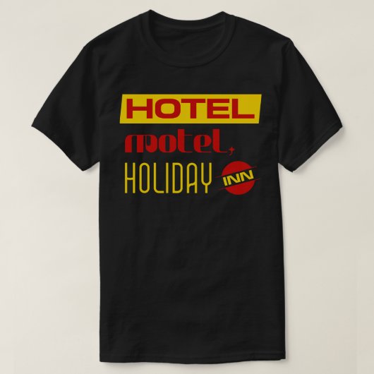 ホテルモーテルホリデーインサイン Tシャツ (デザイン正面)
