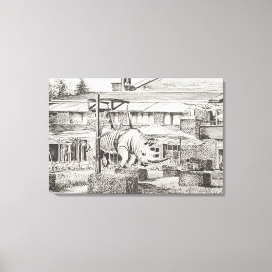 ホテルラリザーブジュネーブ。2010 キャンバスプリント (正面)