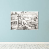 ホテルラリザーブジュネーブ。2010 キャンバスプリント (インサイチュ (ウッドフロア))