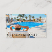 ホテルリゾート |プールサイド 名刺 (正面)