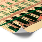 ホテルリッツパリミニマルヴィンテージアートポスター ポスター (角)