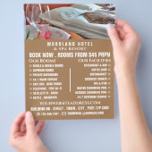 ホテルルームホテルアコモデーション広告ズフライヤー チラシ (手)